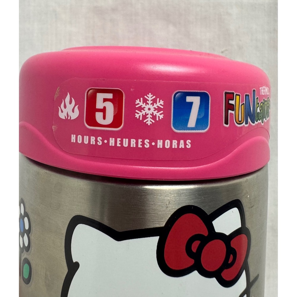 Thermos Hello Kitty FUNtainer 10oz Food Hot and Cold Container Stainless Steel - Picture 4 of 8